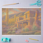 サンタフェ金ゴールド 薄葉紙 (クラフト)