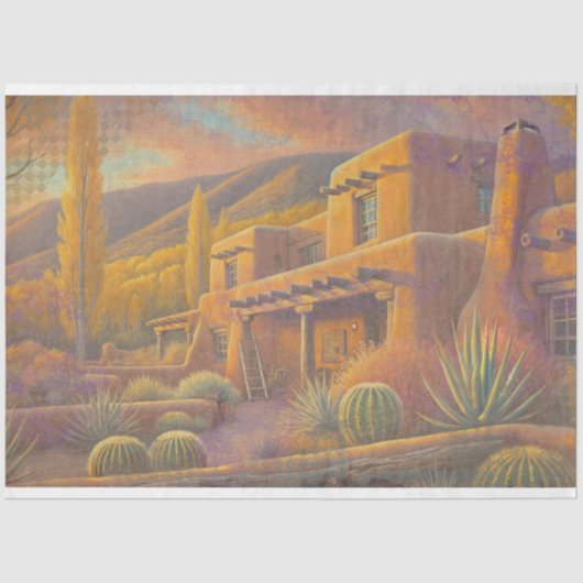 サンタフェ金ゴールド 薄葉紙 (正面)