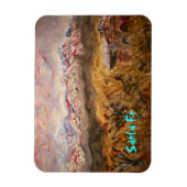 サンタフェ雪 マグネット (縦)