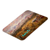 サンタフェ雪 マグネット (左側)