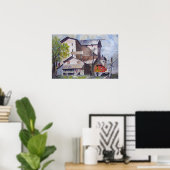 サンタフェ電車区ポスター ポスター (ホームオフィス)