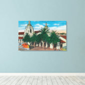 サンタフェ駅の外観 キャンバスプリント (インサイチュ (ウッドフロア))