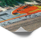 サンタフェ駅の外観 ポスター (角)