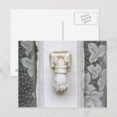 サンタフェ・キャニオンロードのハンドドアノッカー ポストカード (正面/裏面)