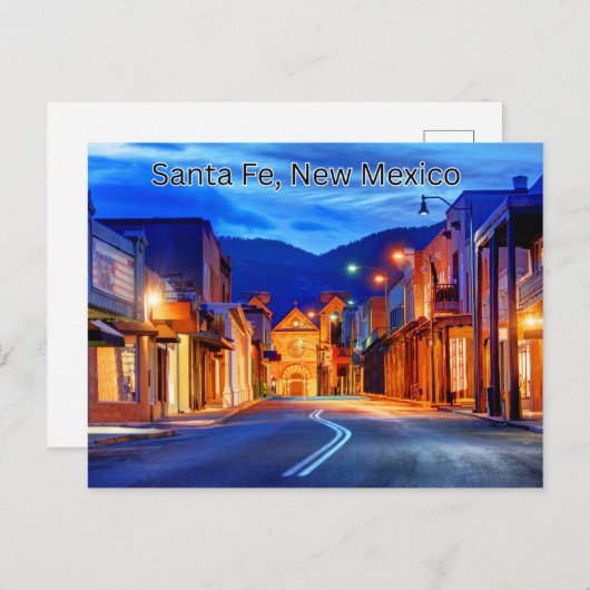 サンタフェ,ニューメキシコのはがき ポストカード (正面/裏面)