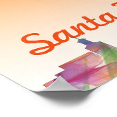 サンタフェ,ニューメキシコのスカイラインWB1 ポスター (角)