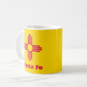 サンタフェ ニューメキシコ州旗 ジアサン コーヒーマグカップ (正面左)