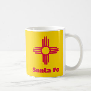 サンタフェ ニューメキシコ州旗 ジアサン コーヒーマグカップ