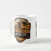 サンタフェ、ニューメキシコ州 | ビンテージ コーヒーマグカップ (正面左)