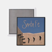 サンタフェ・ニューメキシコ・デザイナー マグネット (正面/裏面)