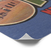 サンタフェ,ニューメキシコ – ラージレターシーン2 ポスター (角)