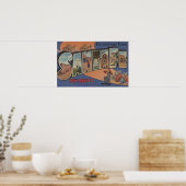 サンタフェ,ニューメキシコ – ラージレターシーン2 ポスター (キッチン)