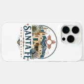 サンタフェ ニューメキシコ 土壁建築 サウスウェスト Case-Mate iPhoneケース (裏面 (横))