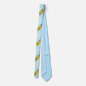 サンタフェ（ニューメキシコ）市旗のネックタイ ネクタイ (裏面)