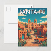 サンタフェ ニューメキシコ 旅行 ポストカード (正面/裏面)