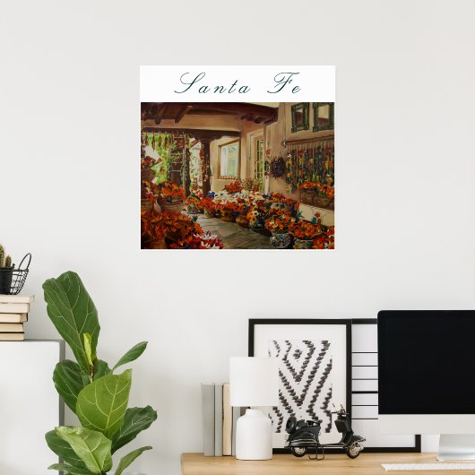 サンタフェ ポスター (ホームオフィス)