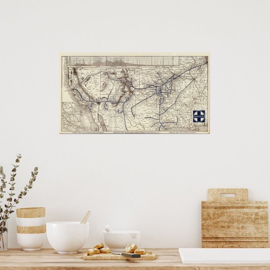 サンタフェ ポスター (キッチン)