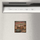 サンタフェ ルート66 ホリデー記念品 マグネット (インサイチュ (食洗機))