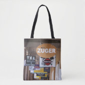 サンタフェNMダウンタウン歩道シンボルや象徴 トートバッグ (正面)