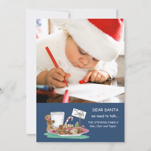 サンタフォトカード用Cookie シーズンカード (正面)