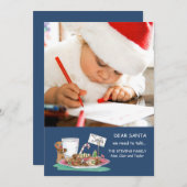 サンタフォトカード用Cookie シーズンカード (正面/裏面)