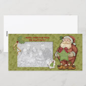 サンタフォトカード シーズンカード (正面/裏面)