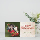 サンタフォトクリスマスカード シーズンカード (スタンド正面)