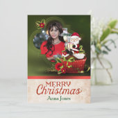 サンタフォトクリスマスカード シーズンカード (スタンド正面)