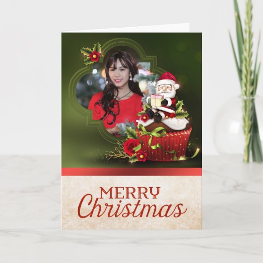 サンタフォトクリスマスカード シーズンカード (正面)