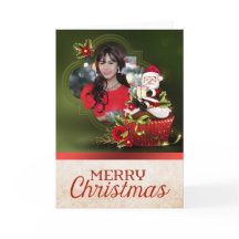 サンタフォトクリスマスカード