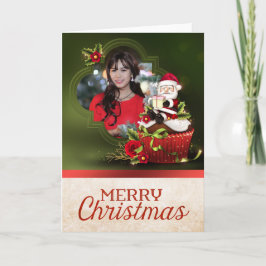 サンタフォトクリスマスカード シーズンカード