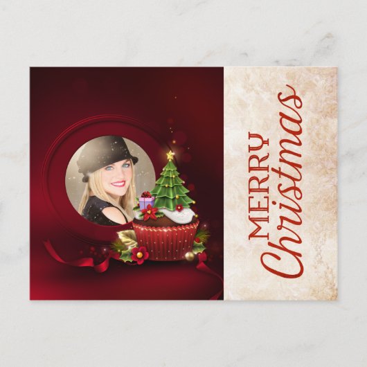 サンタフォトクリスマスカード シーズンポストカード (正面)