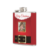 サンタフォトビニール包まれたフラスコ フラスク (左)