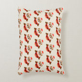 サンタフクロウ アクセントクッション (正面(垂直))