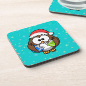 サンタフクロウ コースター (左側)