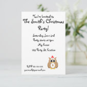 サンタフクロウ 招待状 (スタンド正面)