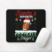 サンタフットボールお気に入りの選手クリスマスフットバル マウスパッド (マウス)