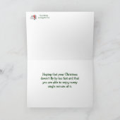 サンタフライクリスマスカード シーズンカード (内部)