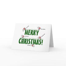 サンタフライクリスマスカード