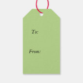 サンタフラミンゴのフロリダからのメリークリスマス ギフトタグ (裏面)