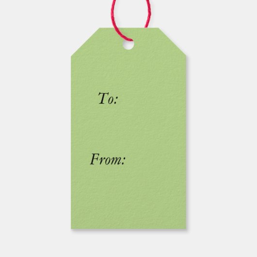 サンタフラミンゴのフロリダからのメリークリスマス ギフトタグ (裏面)