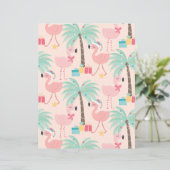 サンタフラミンゴの – おもしろいピンク熱帯クリスマス (スタンド正面)