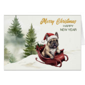 サンタフランスのクロースのブルドッグ (正面横)