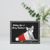 サンタフランスのズ・ハットでブルドッグ・パピー シーズンポストカード (スタンド正面)