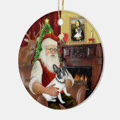 サンタフランスのBD (BW14) セラミックオーナメント (左)