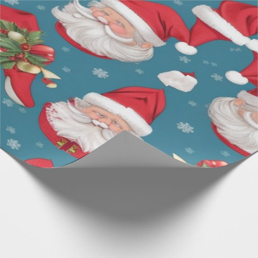 サンタフレンズジャンボクリスマスギフト転がクリス ラッピングペーパー (角)