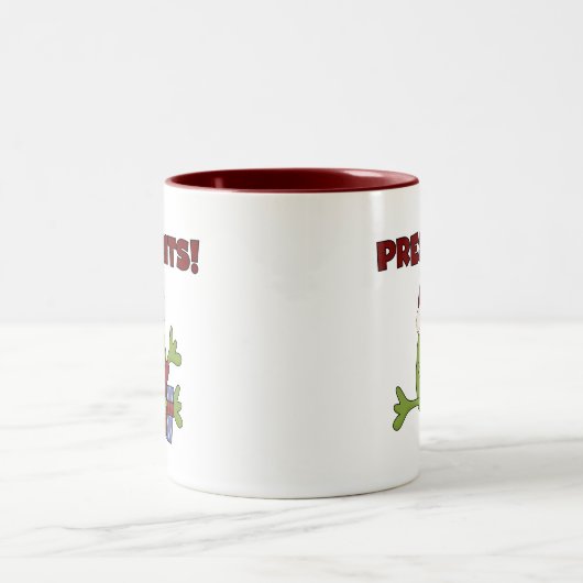 サンタフロッグTシャツとギフト ツートーンマグカップ (中央)