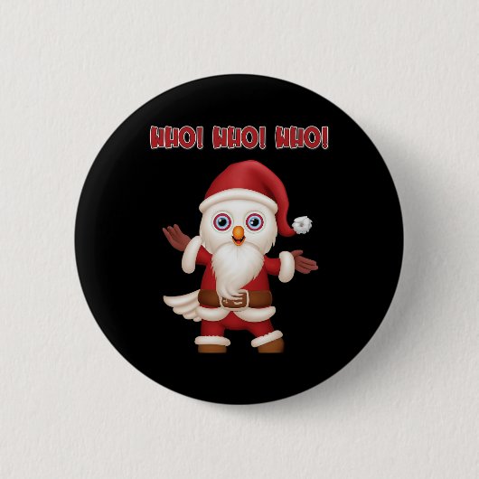 サンタフールフェスティバルおもしろいクリスマス 缶バッジ (正面)