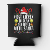 サンタフ遊ァミリとソフトボールをする可能性が最も高い 缶クーラー (正面)