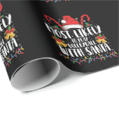 サンタフ遊ァミリとバレーボールをする可能性が高い ラッピングペーパー (ロールコーナー)